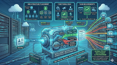 Can organizational structure determine access for humans and agents dynamically